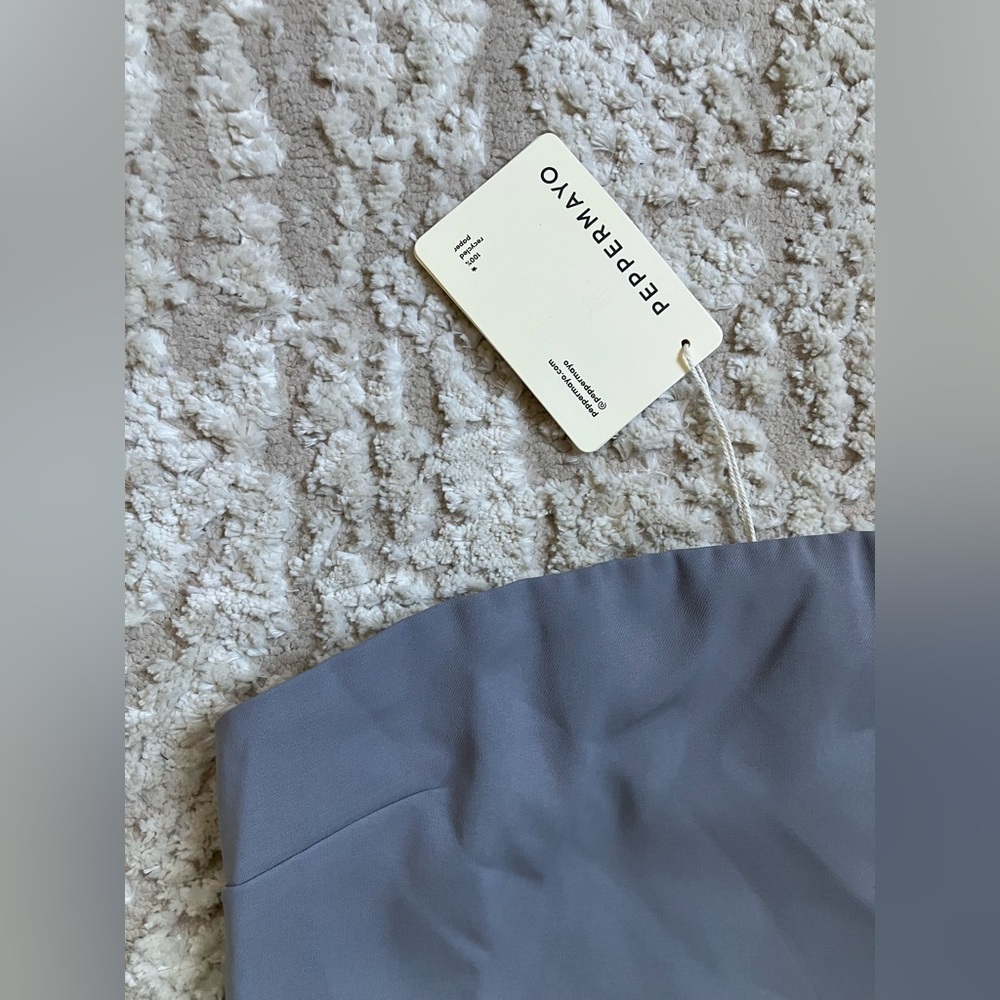 NEW!!! PepperMayo Rachel Strapless Mini Grey Dress US 4 - Picture 6 of 14